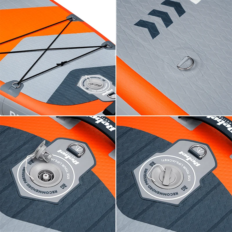 SET PLACA GONFLABILA STAND UP PADDLE SCAUN 335X84X15 CM