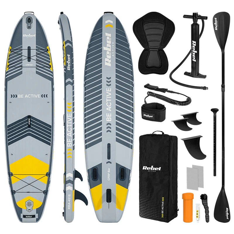 RBA-4518-G@1 SET PLACA GONFLABILA STAND UP PADDLE SUP PRO REBEL ACTI