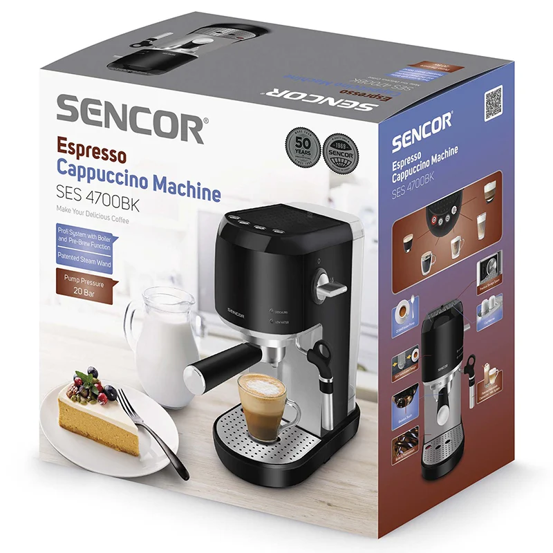 S-SES4700BK@12 ESPRESSOR 1400W SENCOR