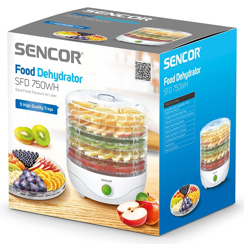 DESHIDRATOR ALIMENTE 5 TAVI 250W SENCOR