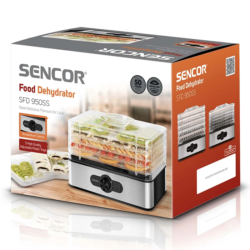 DESHIDRATOR ALIMENTE 5 TAVI 240W SENCOR