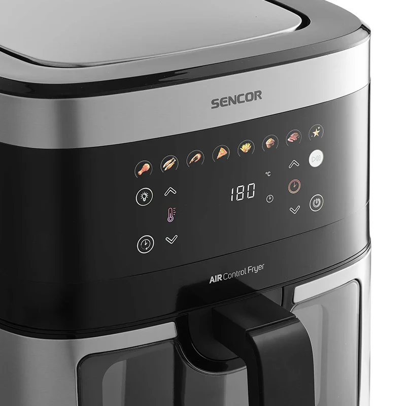 S-SFR9000SS@5 FRITEUZA AER CALD AIRFRYER 9L 1700W SENCOR