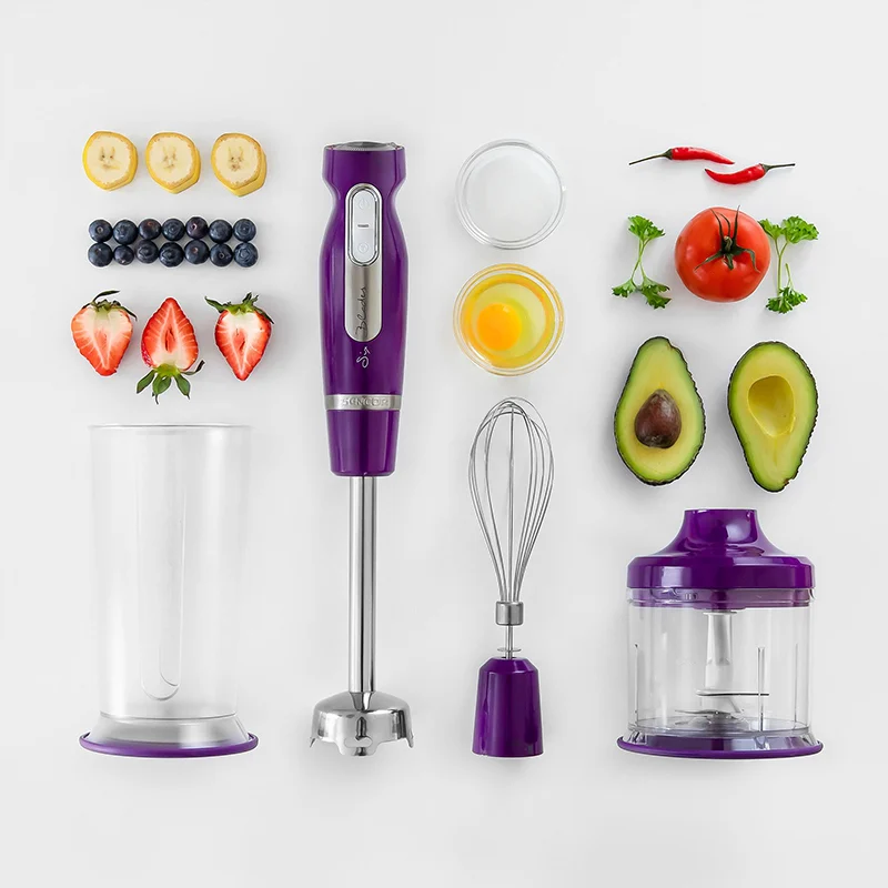 S-SHB4465VT-E@15 SET BLENDER DE MANA 1000W SENCOR