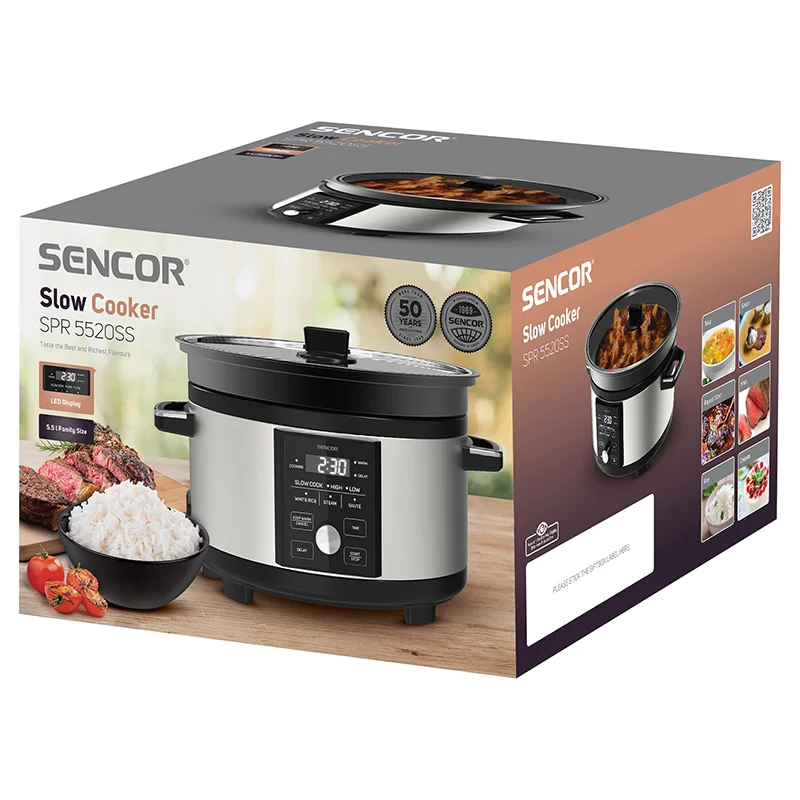 SLOW COOKER 5.5L SENCOR