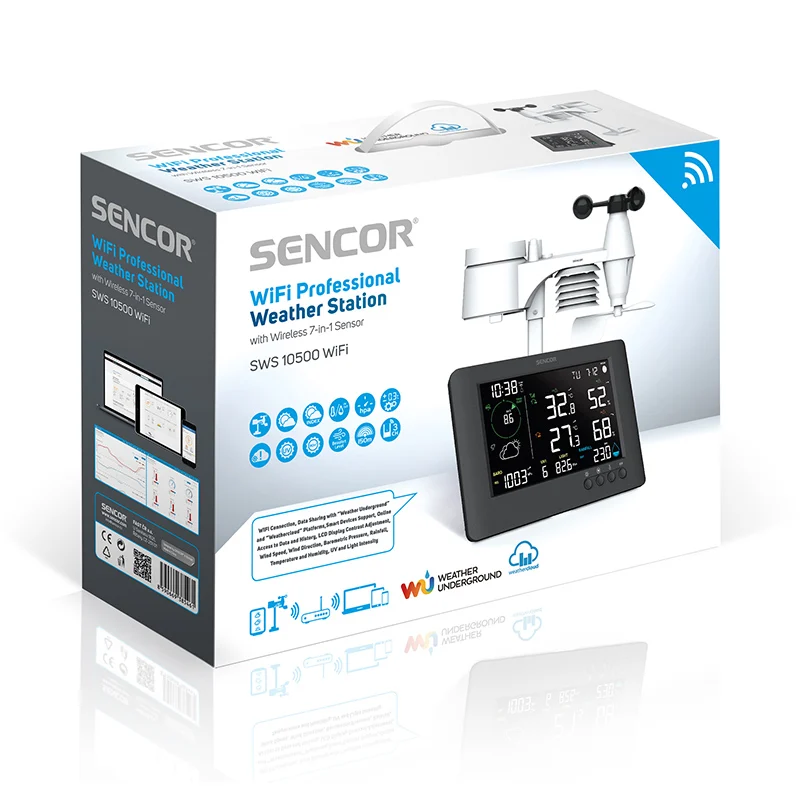 STATIE METEO PROFESIONALA WIFI 7 IN 1 SENCOR