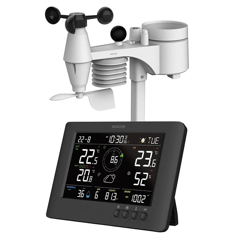 STATIE METEO PROFESIONALA WBGT WIFI 8 IN 1 SENCOR