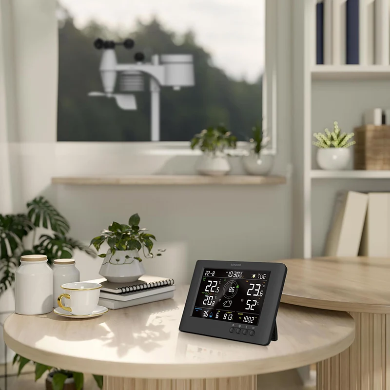 STATIE METEO PROFESIONALA WBGT WIFI 8 IN 1 SENCOR