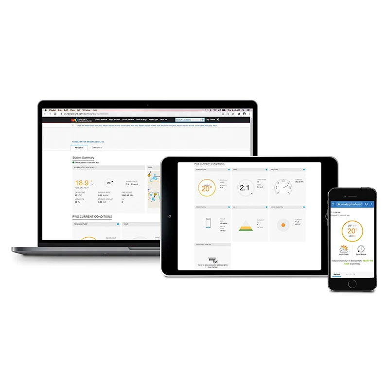 STATIE METEO PROFESIONALA WIFI SWS 9898 SENC