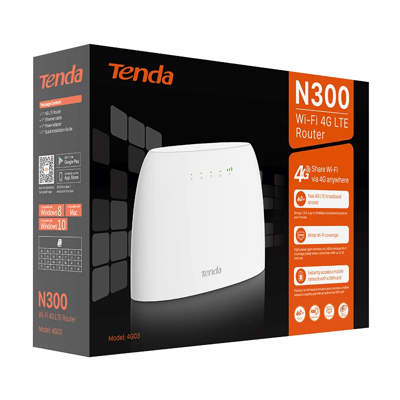 ROUTER WIRELESS N300 TENDA
