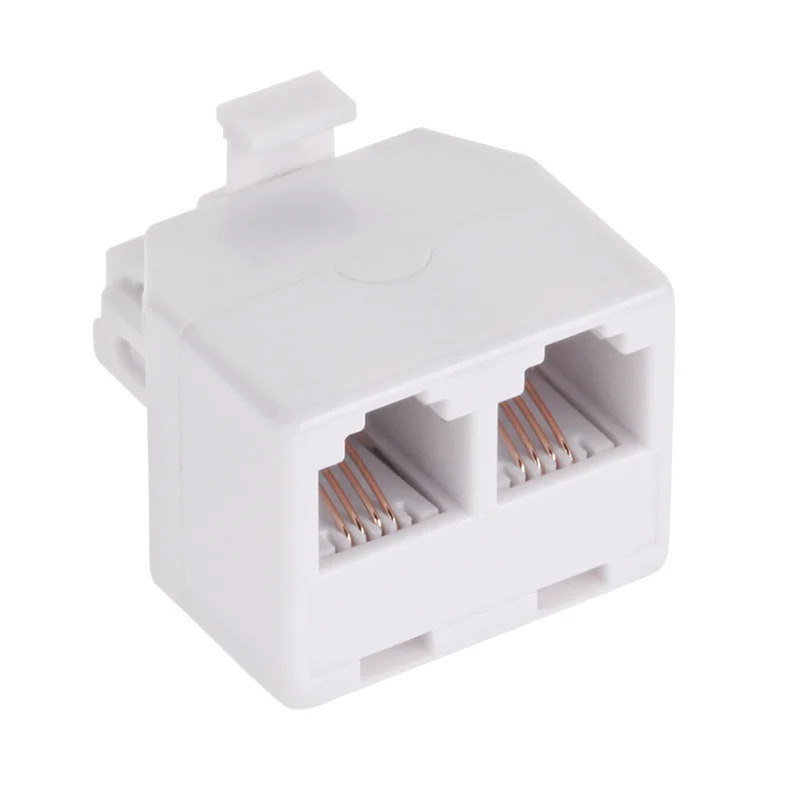 ADAPTOR TELEFONIC 6P4C TATA - 2X MAMA