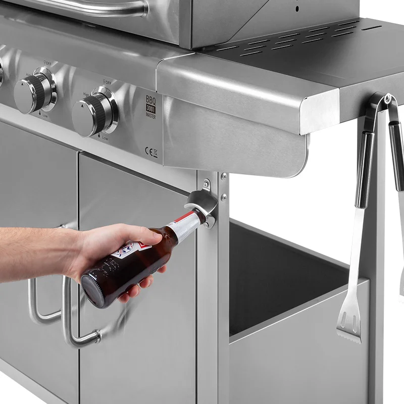 TSA0095HQ@9 GRILL GAZ 3 ARZATOARE BBQ 3001 MASTER GRILL TEESA