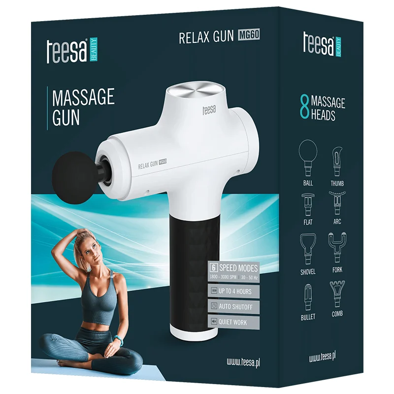 APARAT MASAJ TIP PISTOL RELAX GUN MG60 ALB TEESA