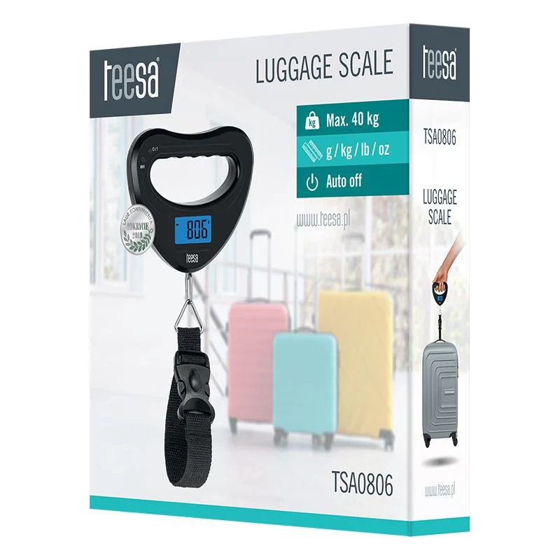 TSA0806@3 CANTAR BAGAJ MAX 40KG TEESA