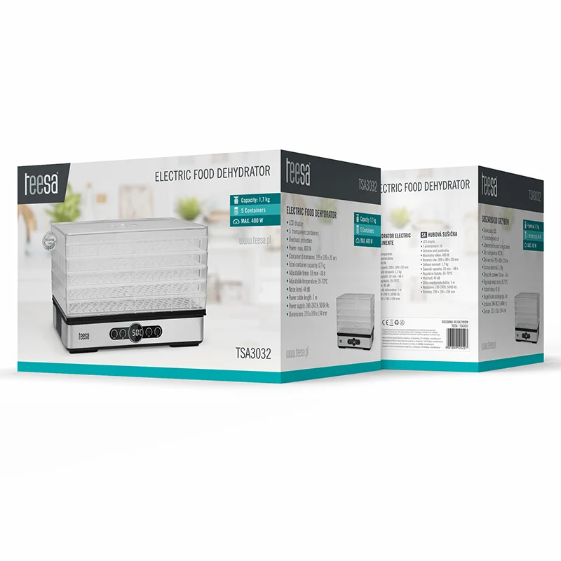 DESHIDRATOR CONVECTIE 5 TAVI 400W TEESA