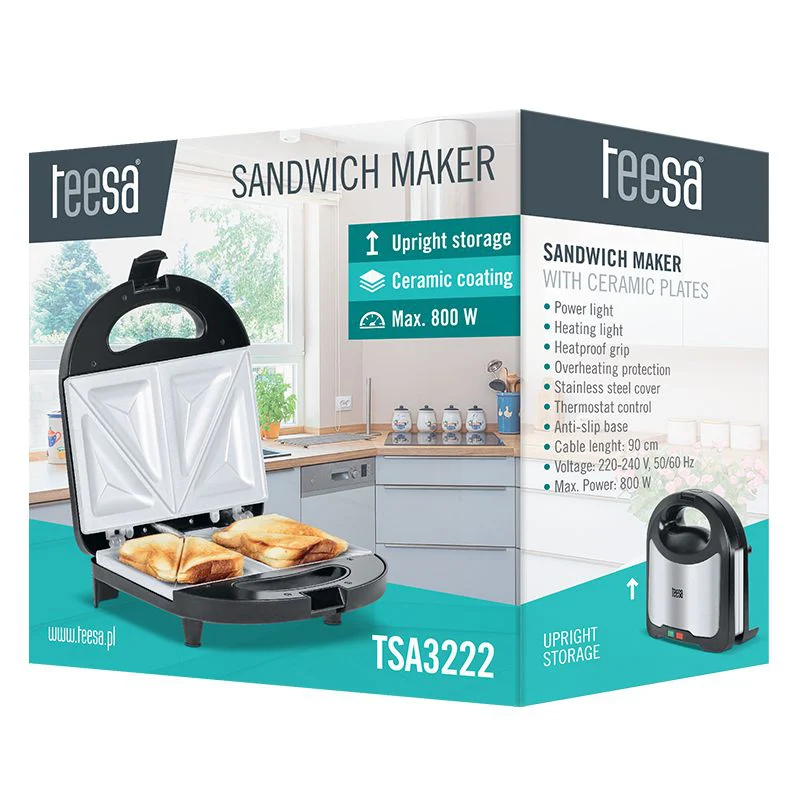 SANDWICH MAKER CERAMIC TEESA