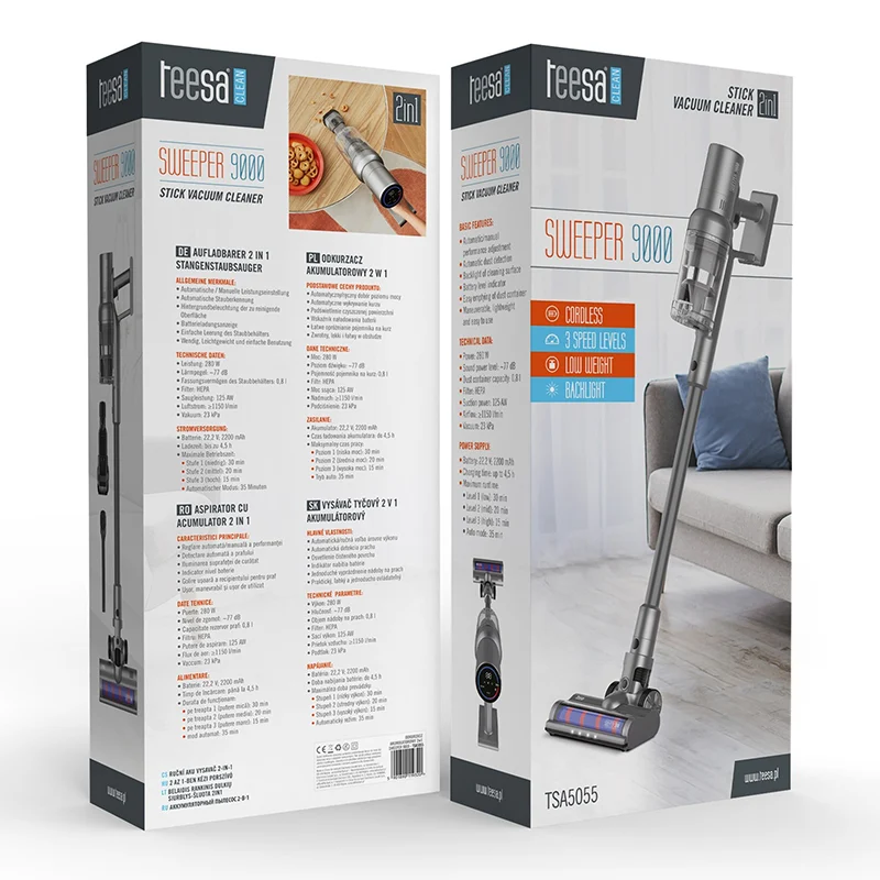 TSA5055@5 ASPIRATOR CU ACUMULATOR 2 IN 1 SWEEPER 9000 TEESA