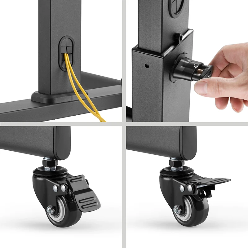 SUPORT TV STAND MOBIL 32-55 INCH 35KG CABLETECH