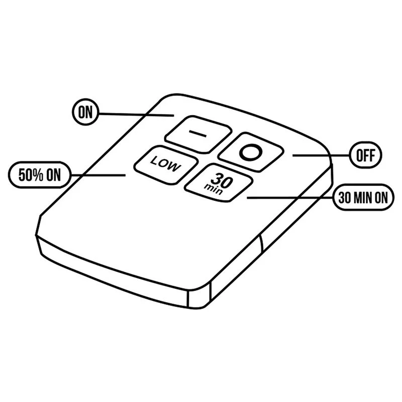 SET 6 LAMPI LED CU TELECOMANDA MCE0165