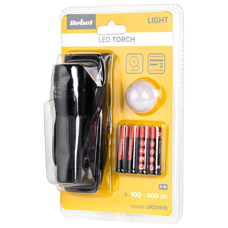 URZ0939@5 LANTERNA 5W CU HUSA REBEL