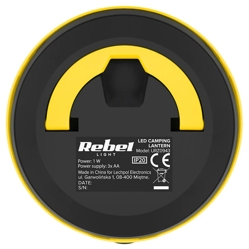 URZ0943@5 LANTERNA 1W CAMPING REBEL