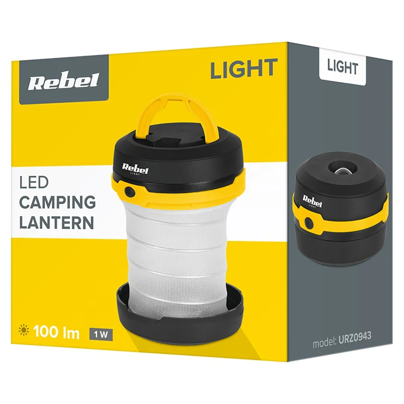 URZ0943@7 LANTERNA 1W CAMPING REBEL