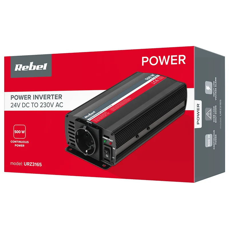 INVERTOR 24V 230V 500W REBEL