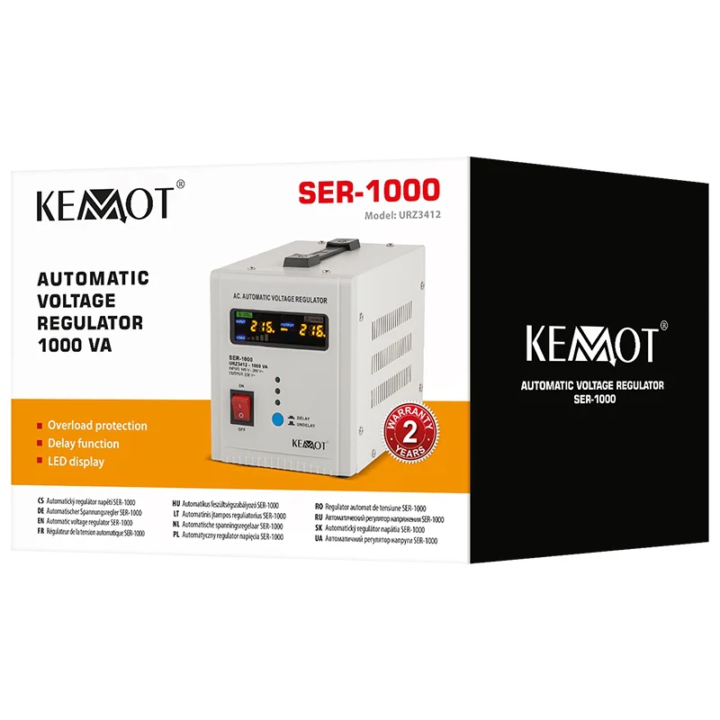 STABILIZATOR TENSIUNE AUTOMAT 1000VA KEMOT