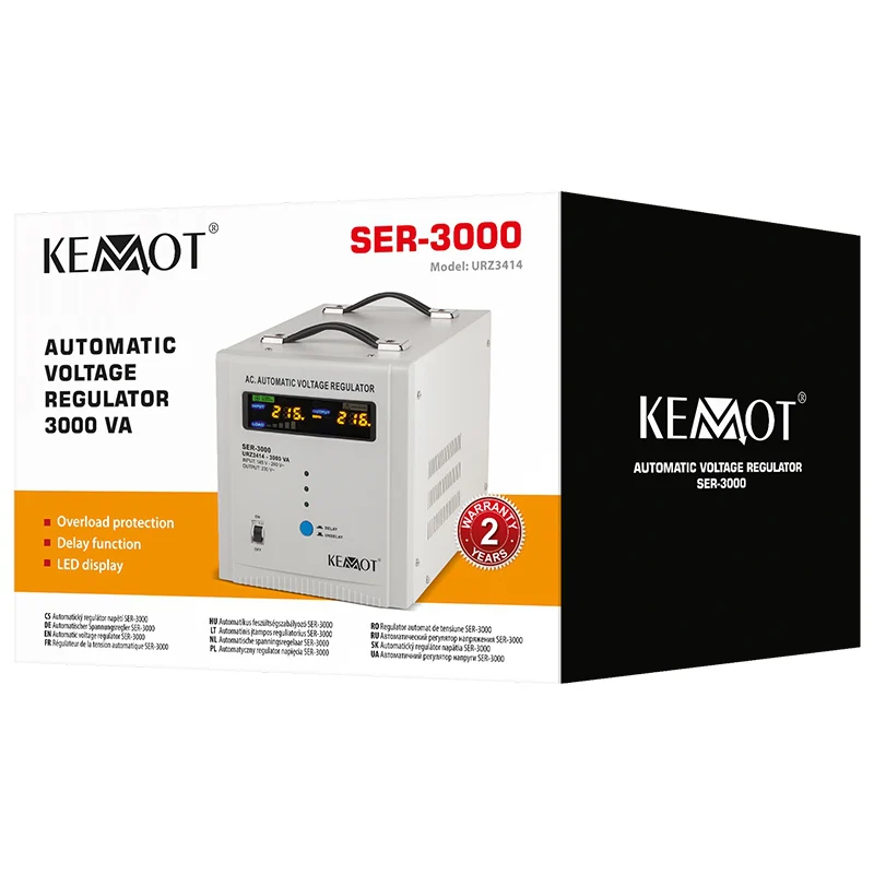 STABILIZATOR TENSIUNE AUTOMAT 3000VA KEMOT