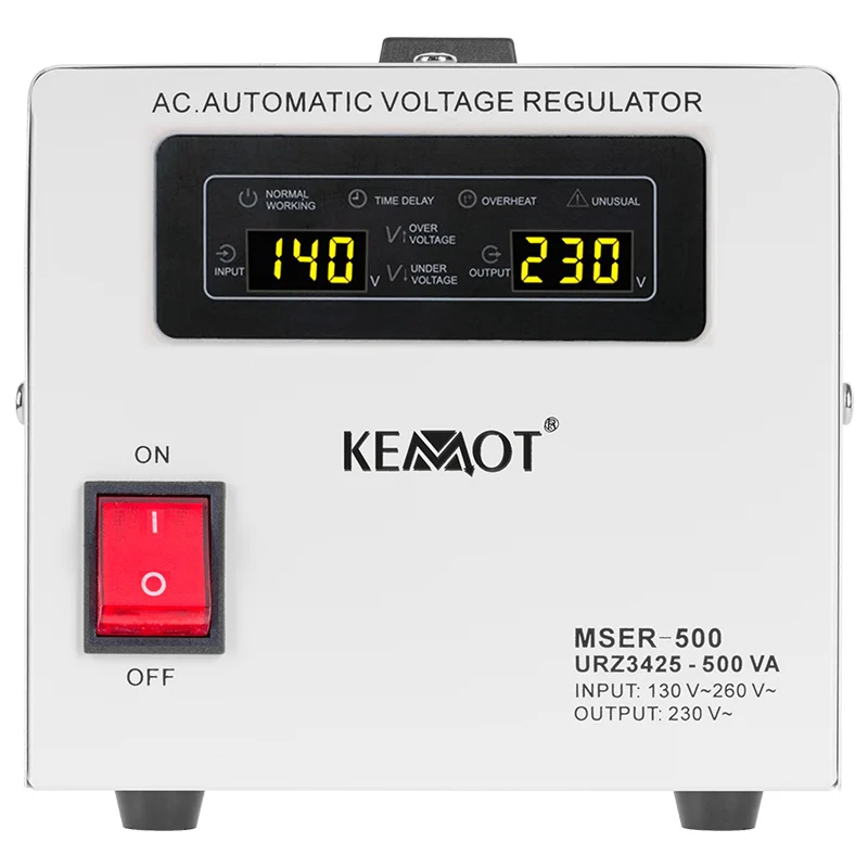 STABILIZATOR TENSIUNE SERVOMOTOR 500VA KEMOT