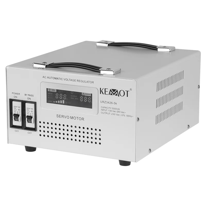 STABILIZATOR TENSIUNE SERVOMOTOR 5KVA KEMOT