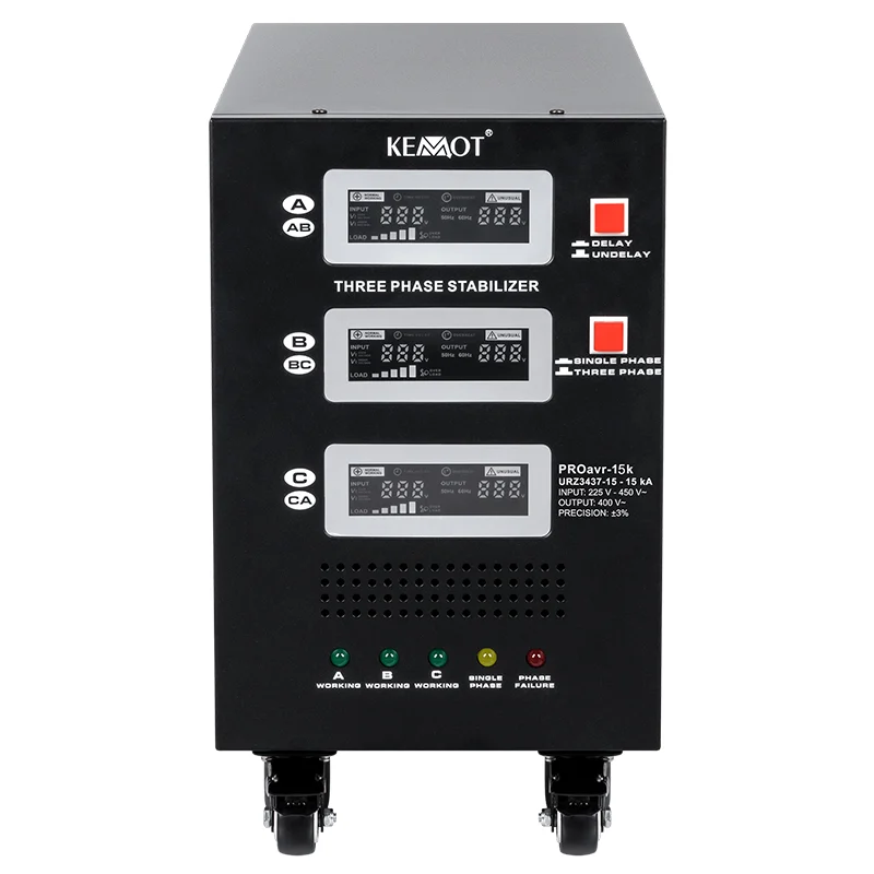 STABILIZATOR SERVOMOTOR TRIFAZAT 15KVA PROAVR-15K KEMOT