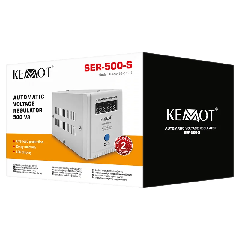 STABILIZATOR TENSIUNE AUTOMAT 500VA KEMOT