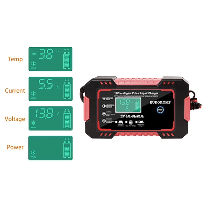 REDRESOR AUTOMAT BATERIE AUTO 12V 6A