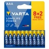 BATERIE ALCALINA LONGLIFE POWER LR03 BLISTER 12B VARTA