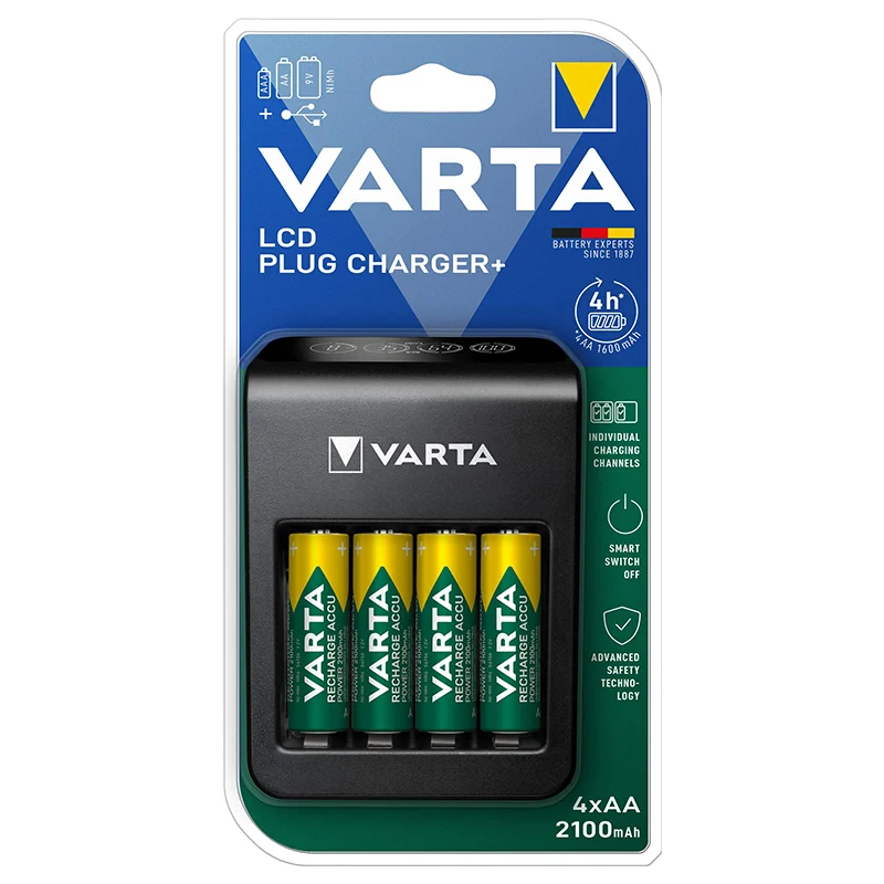 CHARGER LCD MULTI PLUS NI-MH VARTA