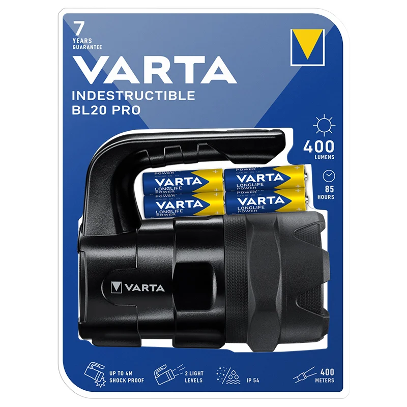 VAR-BL20PRO@3 LANTERNA BL20 PRO INDESTRUCTIBLE VARTA