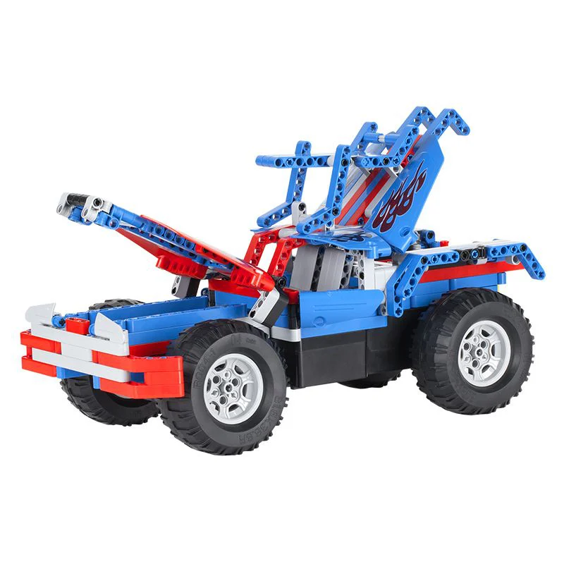 MASINA RC 531 PIESE BLOCKS TRUCK BY QUER