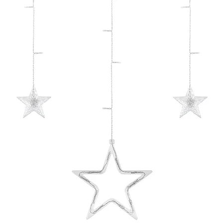 ZAR0570 CORTINA CU STELE ALB CALD REBEL