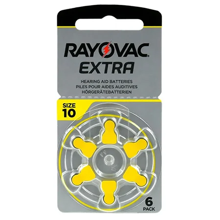BATERIE AUDITIVA RAYOVAC 10 BLISTER 6 BUC