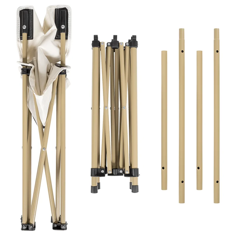 SET CAMPING MASA+4 SCAUNE METALICE PLIABIL REBEL ACTIVE