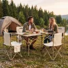 SET CAMPING MASA+4 SCAUNE METALICE PLIABIL REBEL ACTIVE
