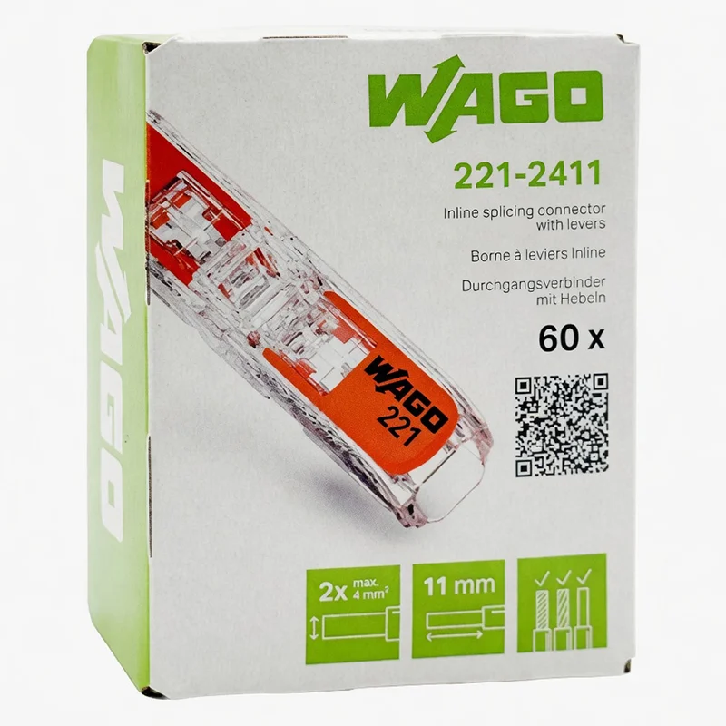 CLEME WAGO CU PARGHIE 0.2-4MM2 SET 60 BUC