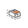 CLEME WAGO SLIM MYF 2X4MM2 SET 16 BUC