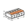 CLEME WAGO SLIM MYF 5X4MM2 SET 8 BUC
