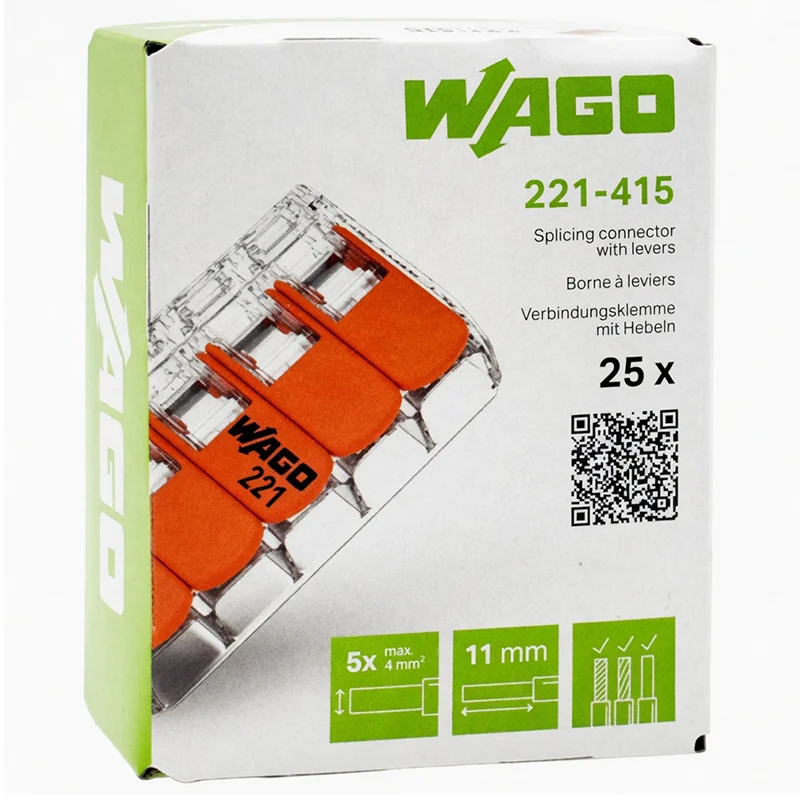 CLEME WAGO SLIM MYF 5X4MM2 SET 25 BUC