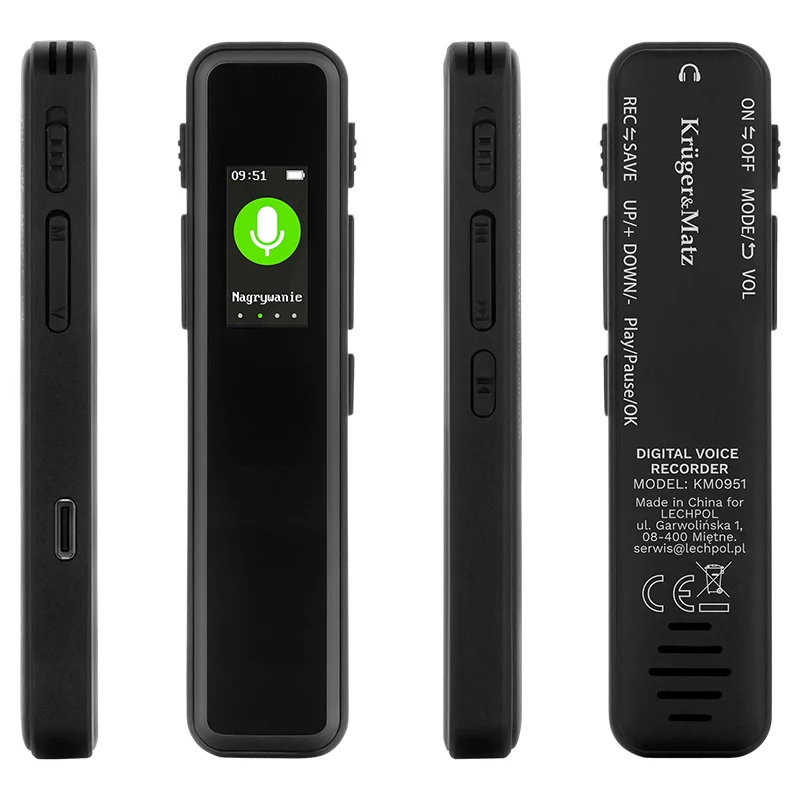 REPORTOFON DIGITAL 8GB 230MAH KRUGER&MATZ