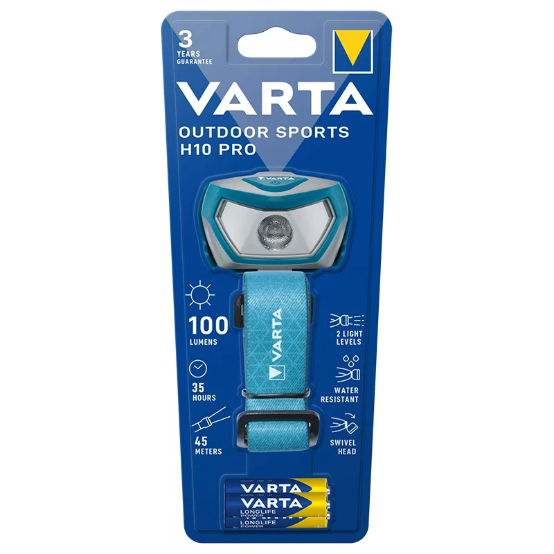 LANTERNA FRONTALA H10 PRO VARTA