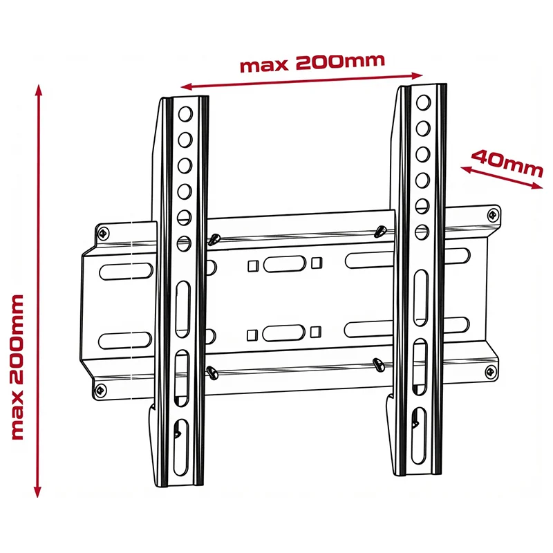 SUPORT TV UNIVERSAL 23-42 INCH 35KG