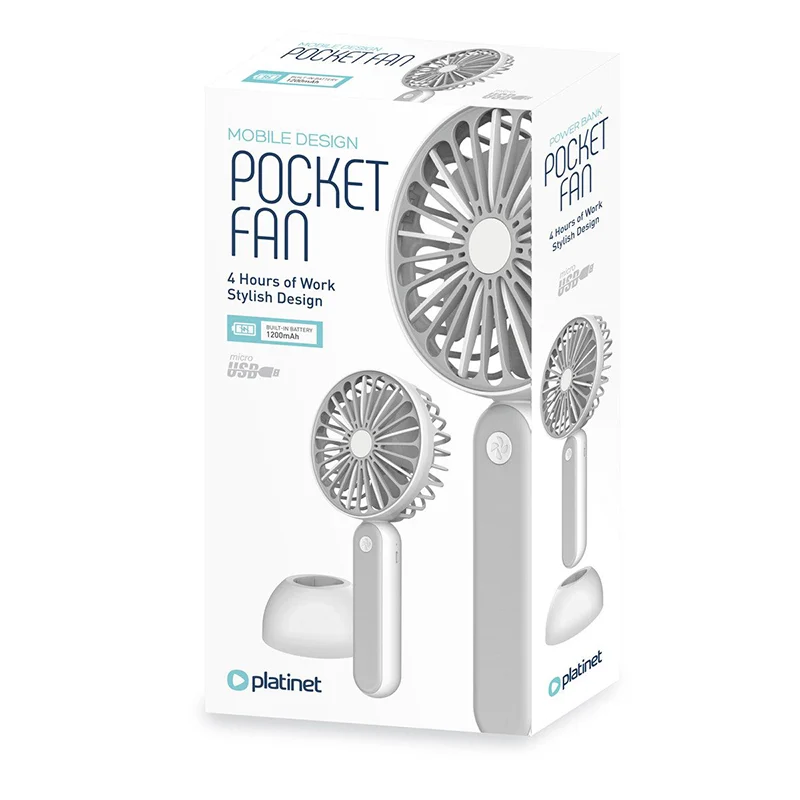 VENTILATOR BIROU REINCARCABIL 1200MAH MAH